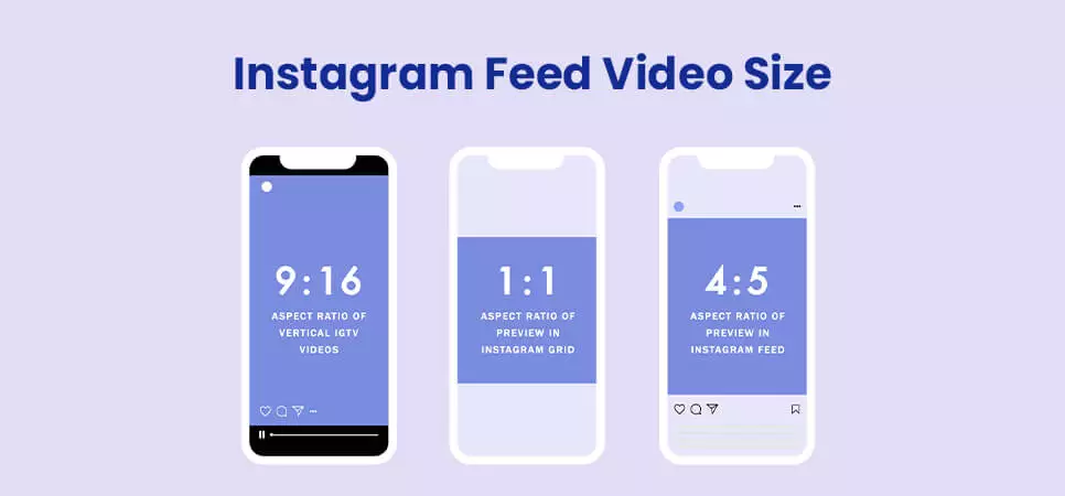 What should be Instagram feed video size